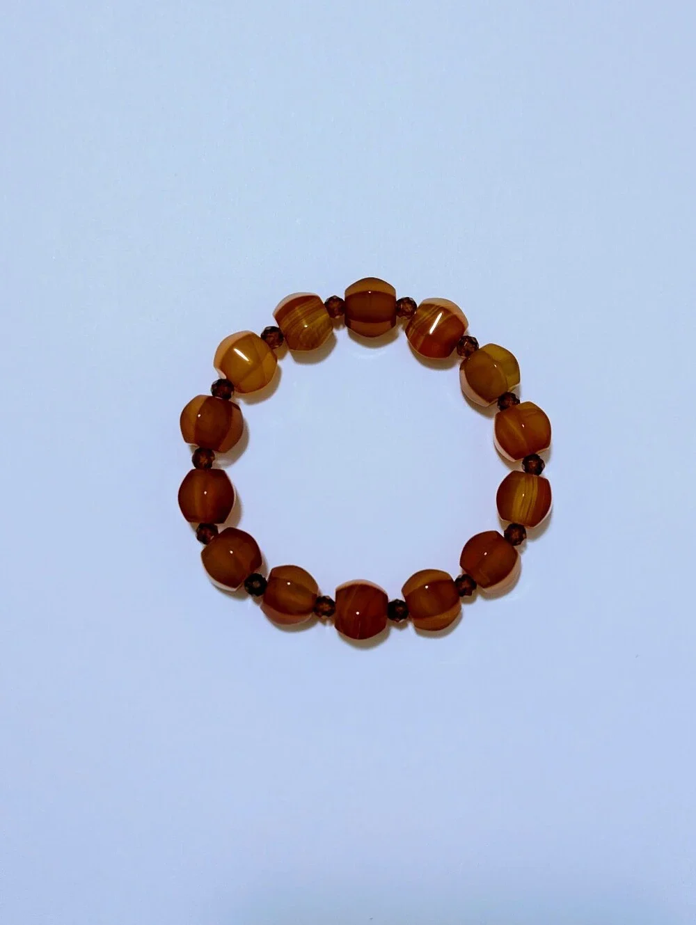 Agate/Garnet Bracelet